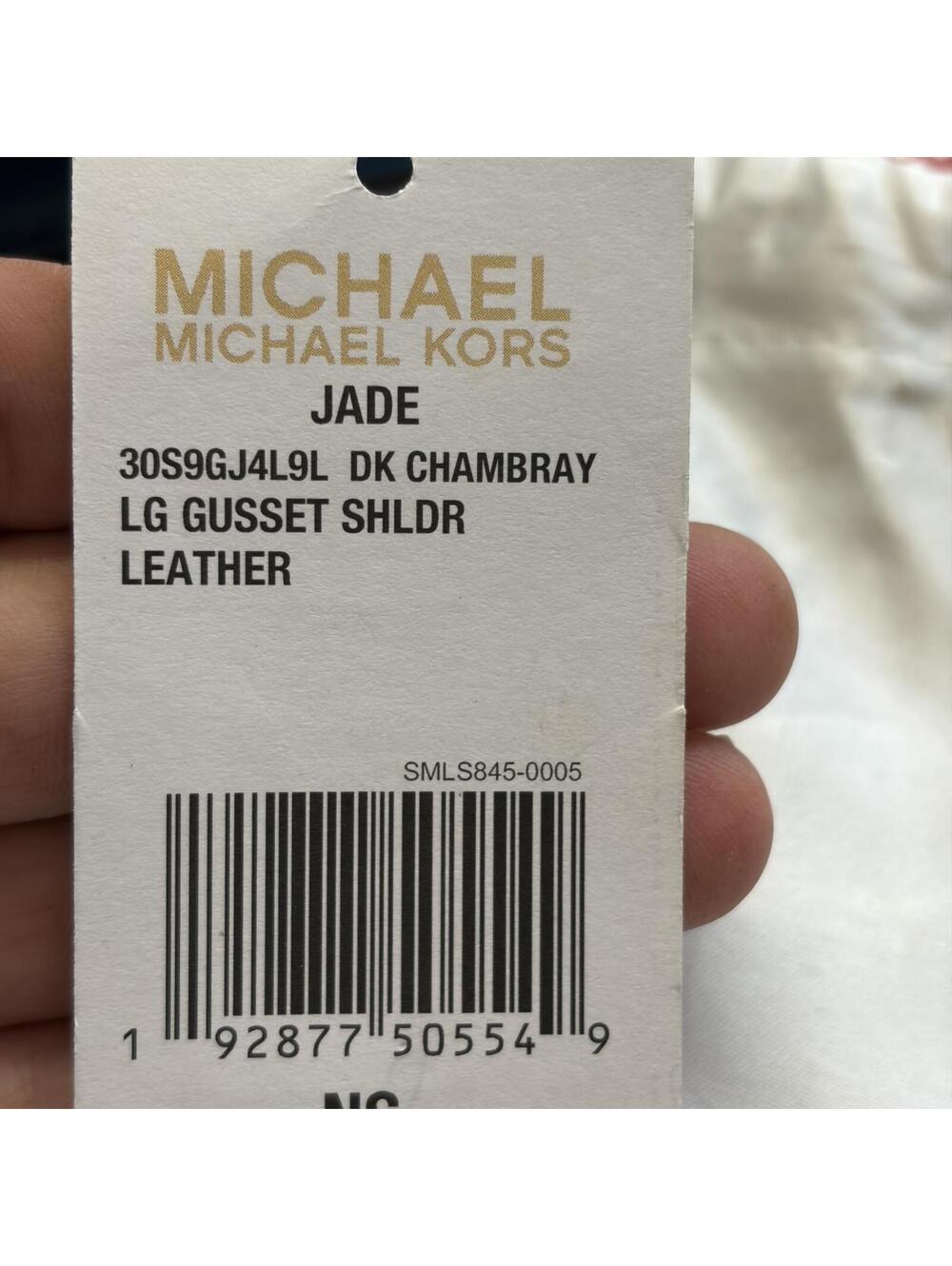 Michael Kors Jade Dark Chambray shoulder bag - Picture 10 of 11